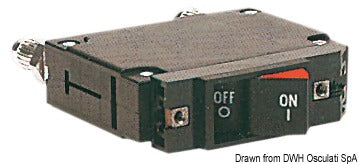 AIRPAX/SENSATA-vipukahvainen hydraulinen magneettinen virrankatkaisija ladattavalla automaattisulakkeella