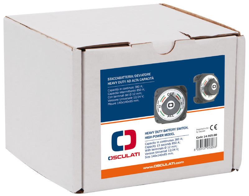 Heavy Duty battery switch, high-power model