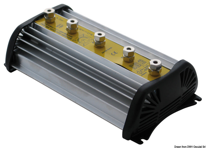 Erittäin pienen jännitehäviön omaavat akkujen yhdistelmät (diodit) ja automaattiset akkujen erottimet