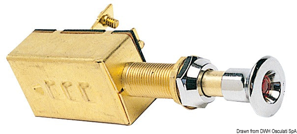 ON-OFF LED-kytkin merkkivalolla