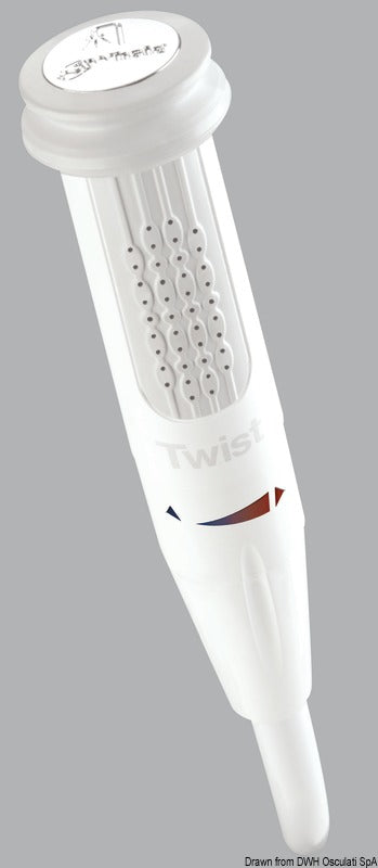 WHALE Twist integrated deck shower