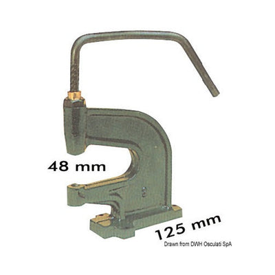 Deck press for snap fasteners 10.301.XX / 10.303.X