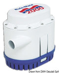 Rule Mate automatisk lensepumpe 129 l/min 12 V