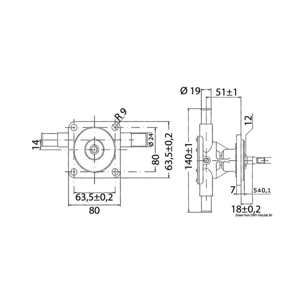 NAUCO 324485-tyypin pumppu