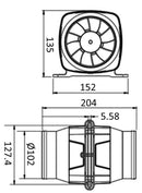 Hyperflow aksiaali-sähköpuhallin