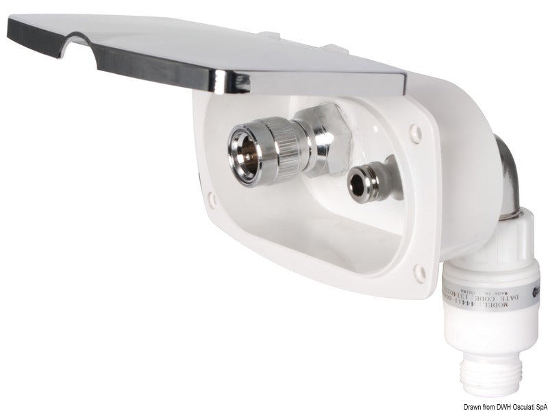 Uusi reunasyvennyssovite tulo-/lähtöletkun liitin/vesiliitäntä