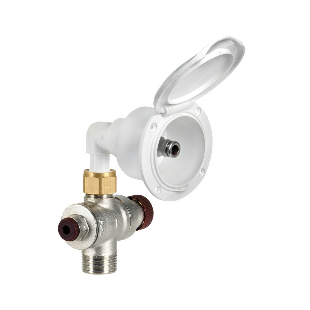 Heavy Duty Classic Evo recess-fit fresh water inlet
