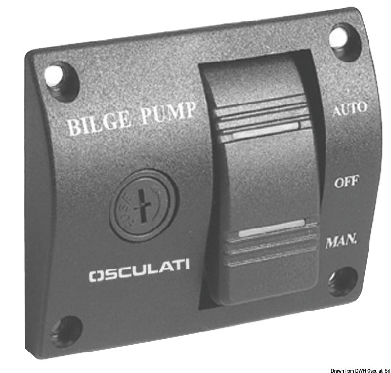 Bilge pump switch panel 24 V