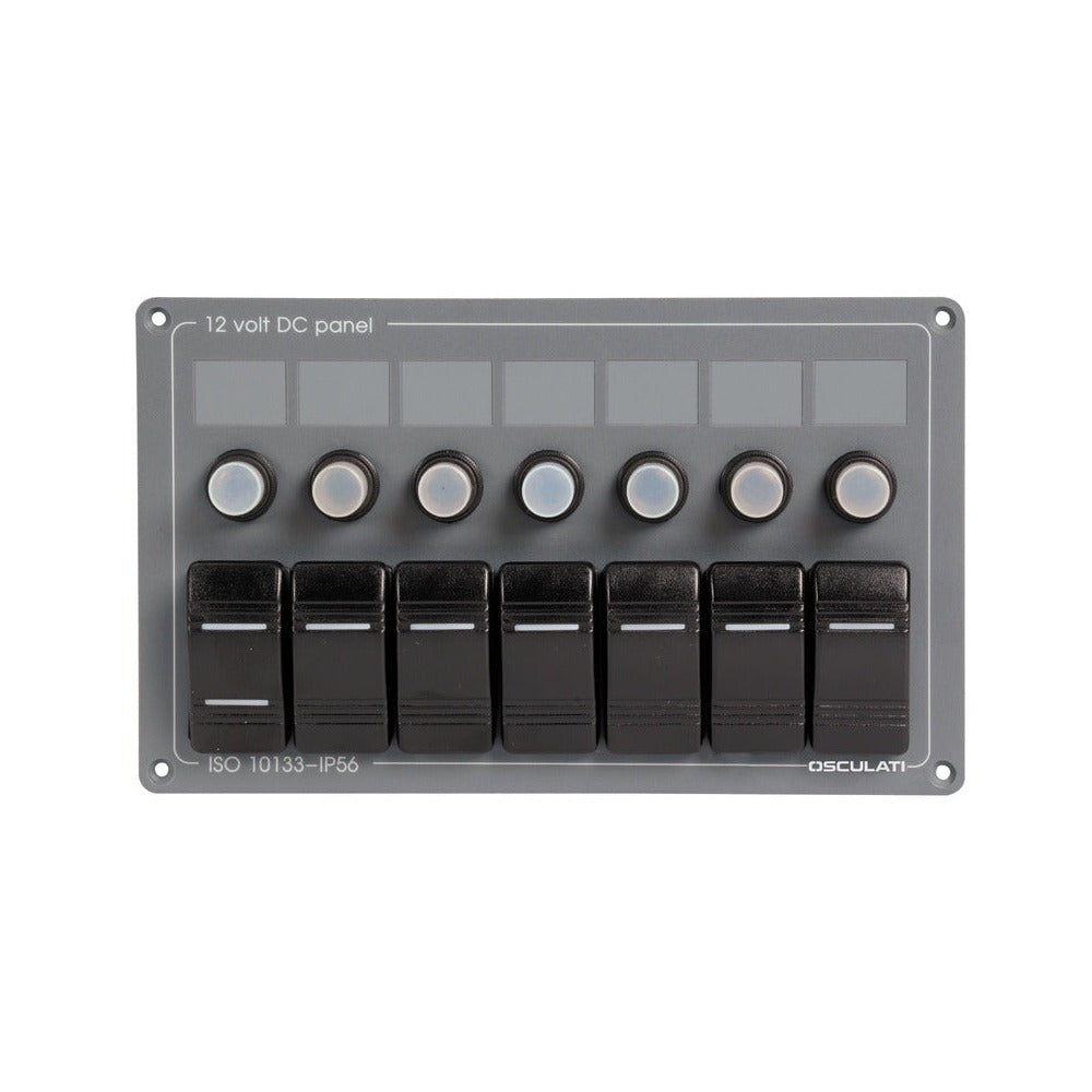 Electric control panel made of aluminium and fitte