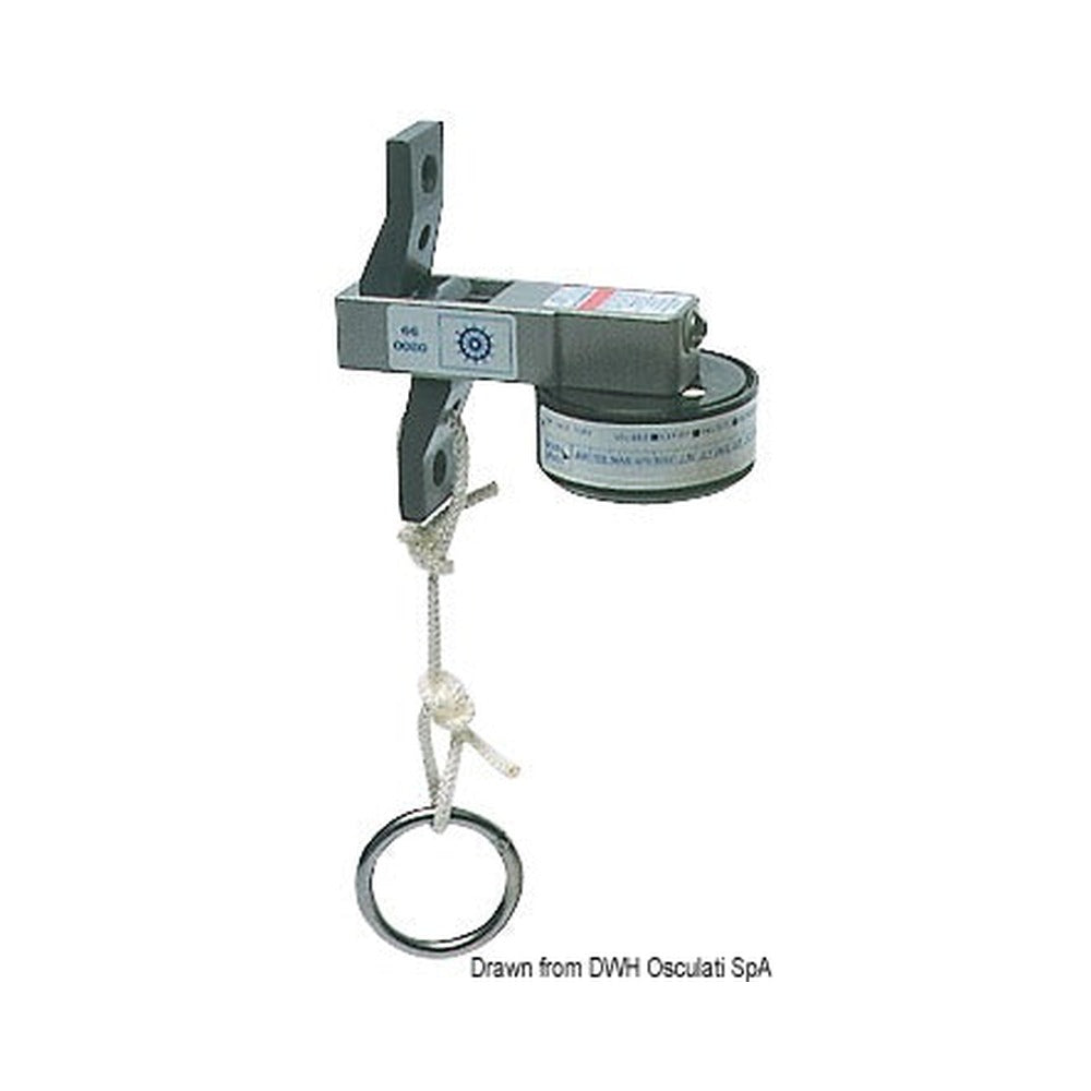 Liferaft hydrostatic hook
