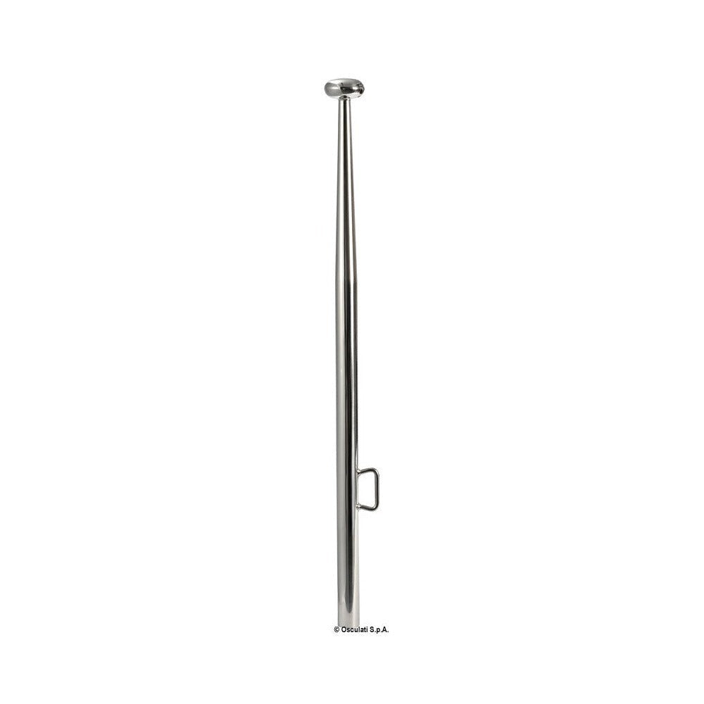 Flag pole made of AISI316 stainless steel