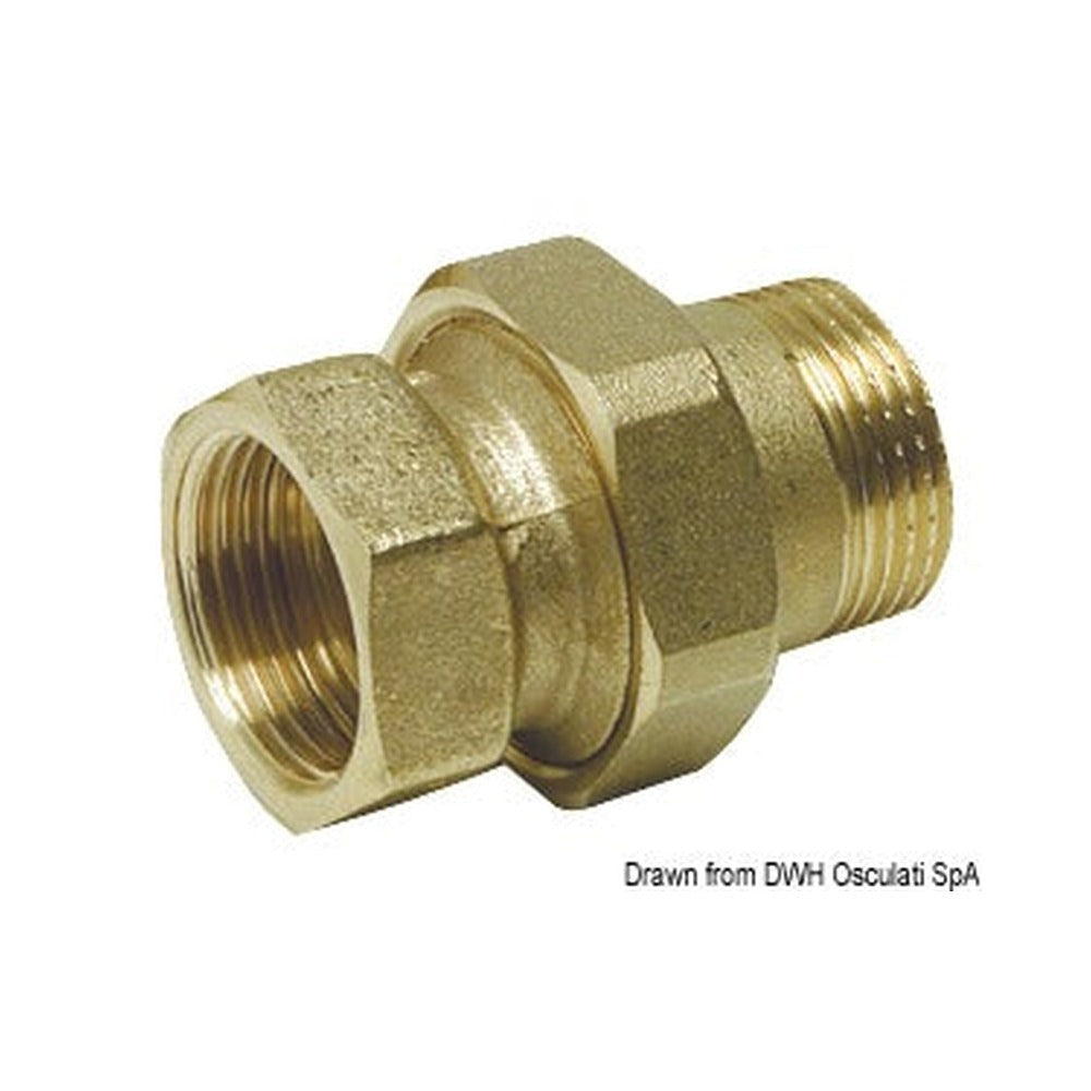 3-piece straight connectors fitted with sleeve, sp