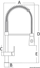 Kitchen tap with Jessy spray
