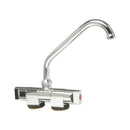 Slide series high swivel mixer tap, hot/cold water