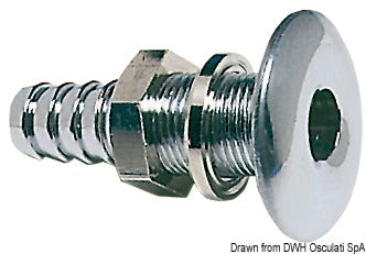 Skin fitting for all types of bilge pumps