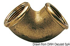 Brass elbows and reducing couplings female/female