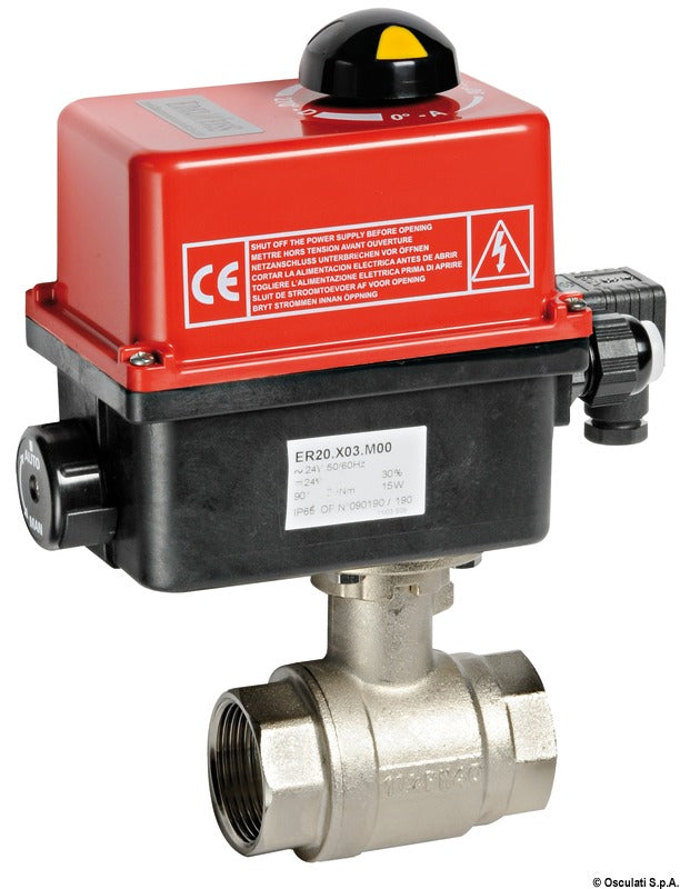 Remote electrocontrolled ball valves PN40