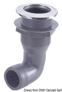 90° elbow skin fitting