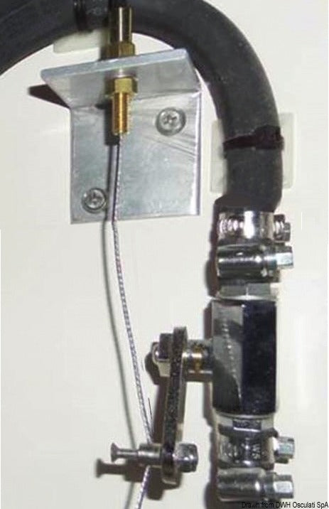 Bracket for flexible remote control 17.450.90/91