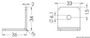 Bracket for flexible remote control 17.450.90/91