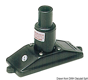 Musta muovinen imusiivilä WHALE