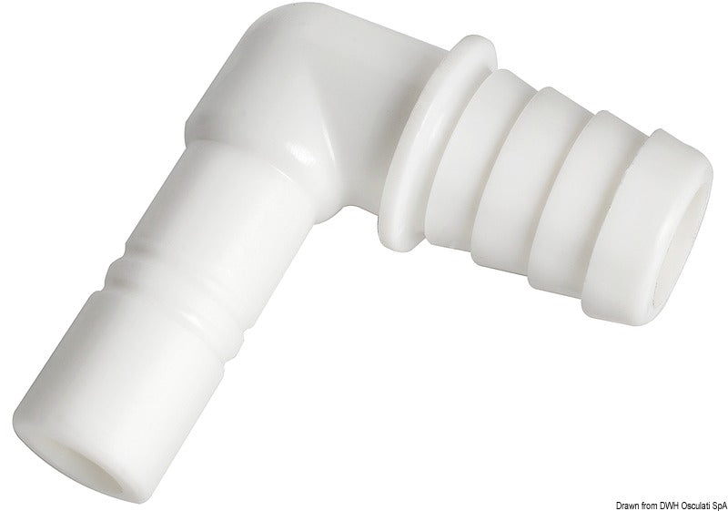 WHALE cylindrical elbow joint for flexible pipe size 20 mm