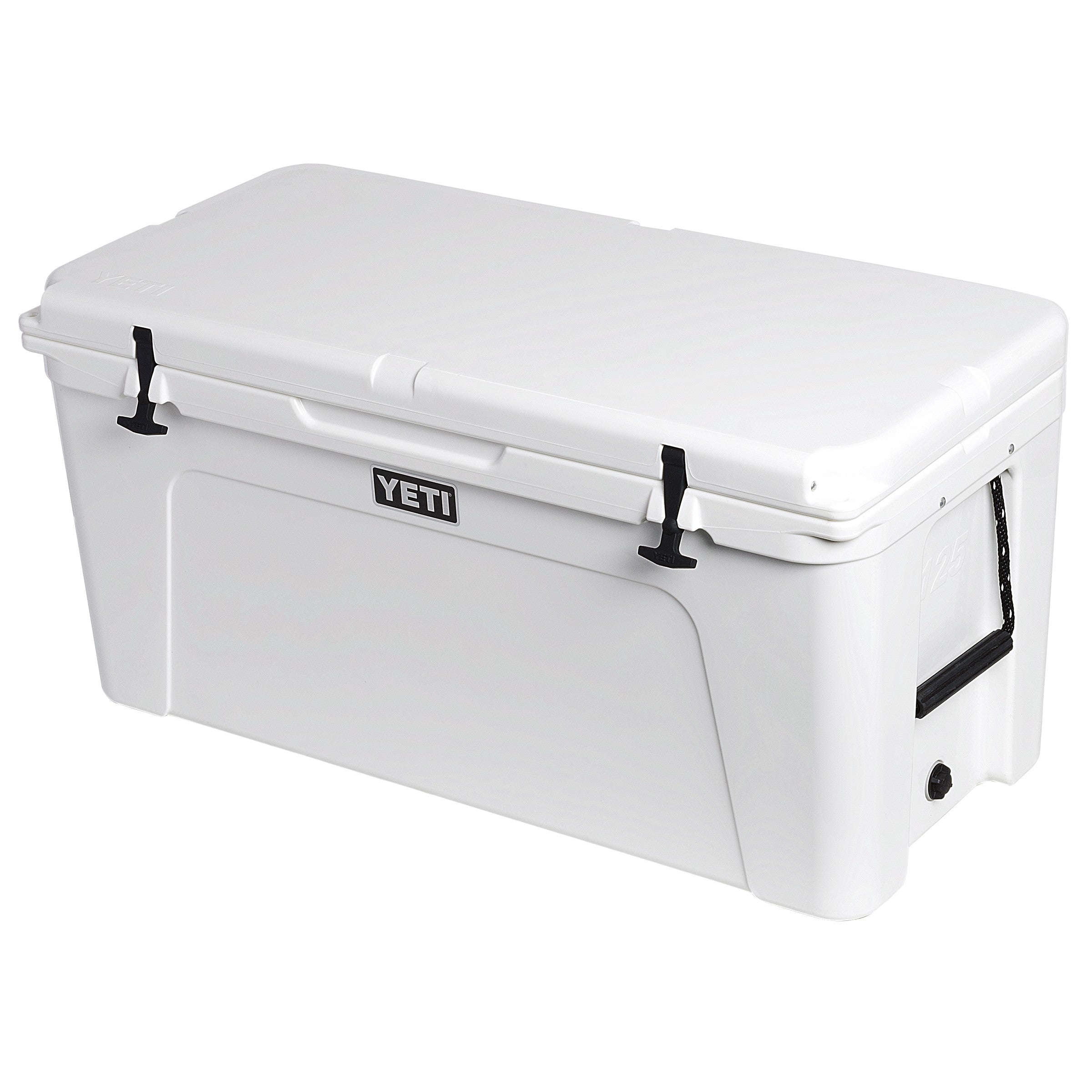YETI Tundra 125, White, three-quarter view