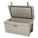 YETI Tundra 65, Tan, three-quarter view