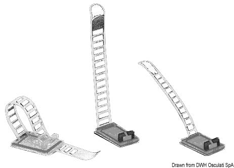 Adjustable cable clamps