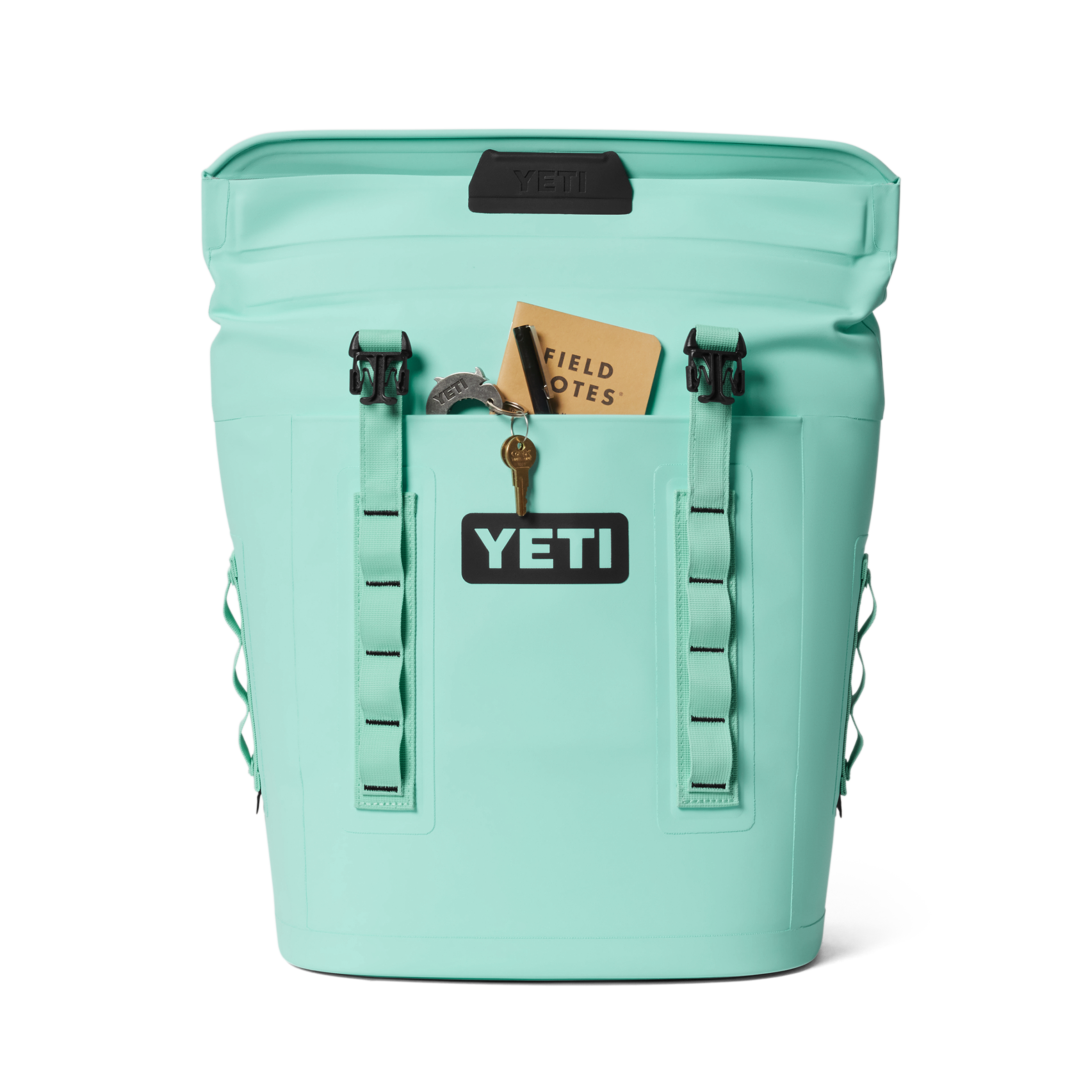 YETI Hopper Backpack M12 Soft Cooler — Open