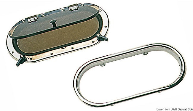 SCM oval portlight AISI316