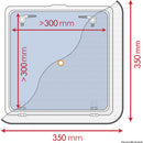 Flyscreen for hatches and portlights