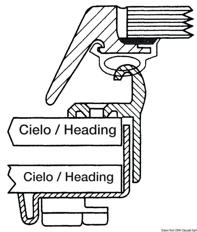 LEWMAR trimming ring and flyscreen