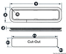LEWMAR flush portlights
