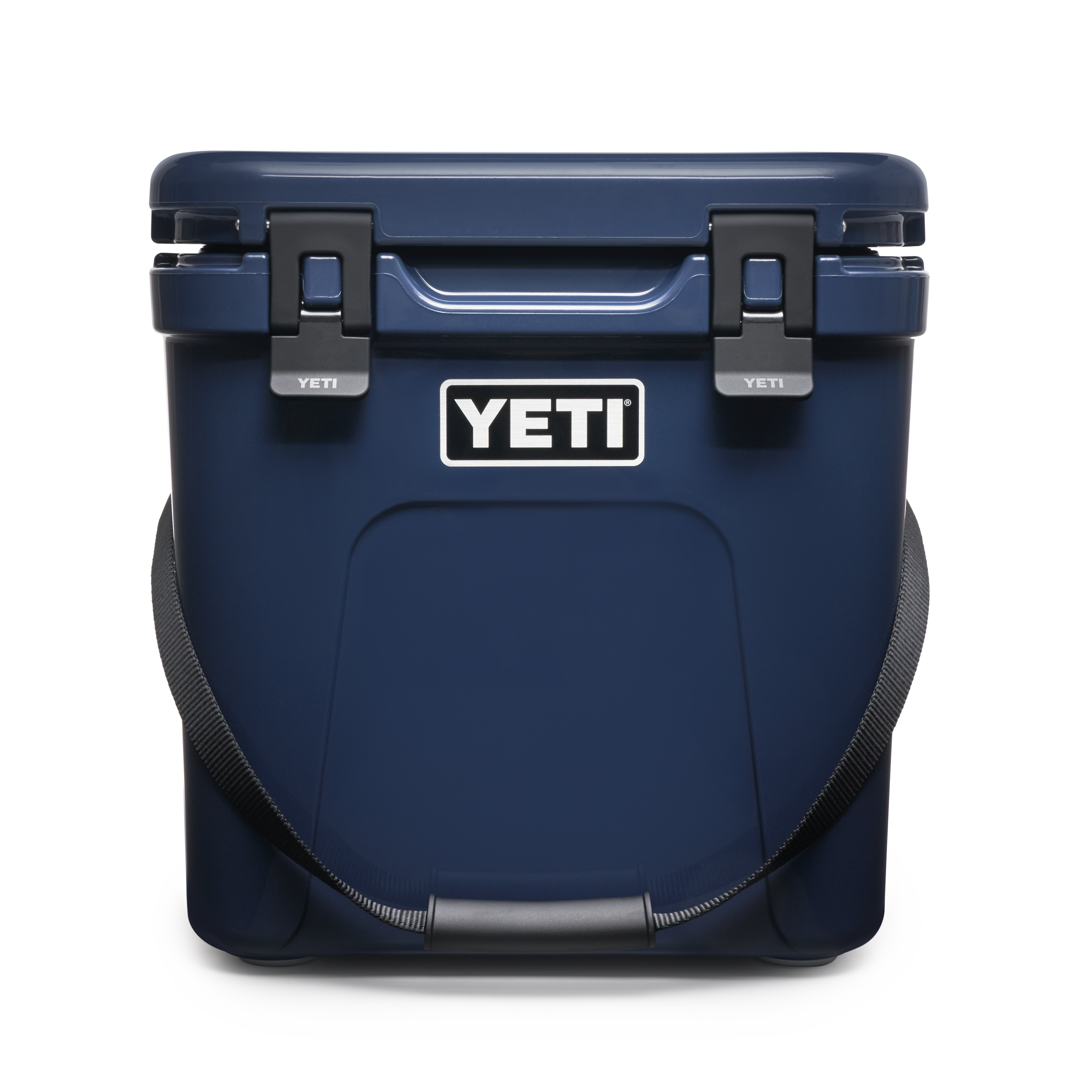 YETI Roadie 24 2.0, Navy, front view, handle down