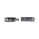Pair of MC4 male + female connectors, IP67 for ins