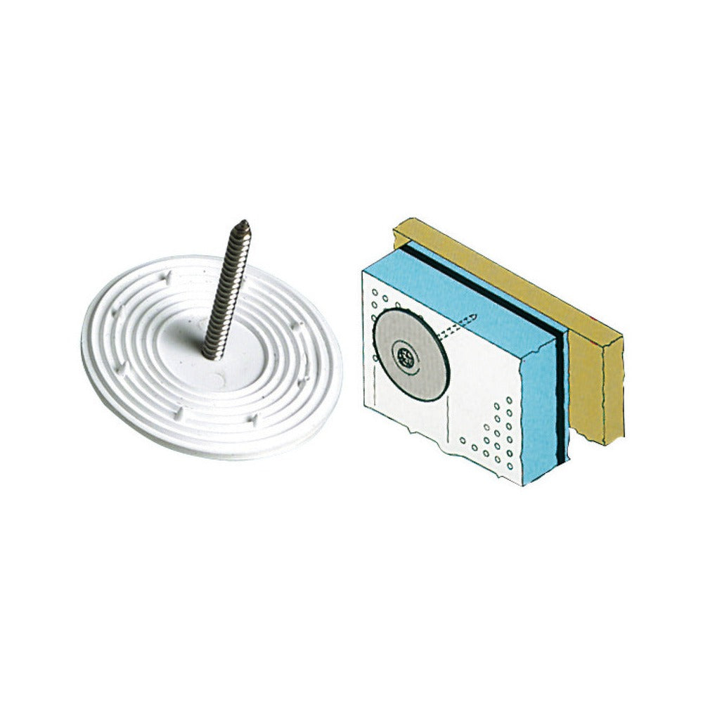 Plastic toothed washers