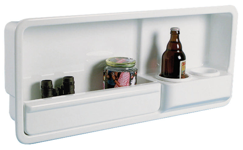 Side housing fitted with two glass/can/small bottle holder