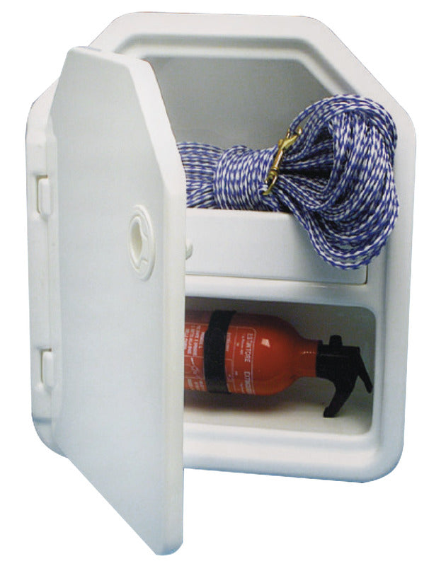 Twin-compartment locker designed for wall mounting