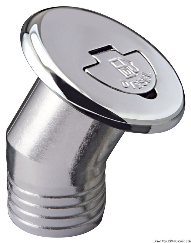 Påfyllningslock i förkromad mässing