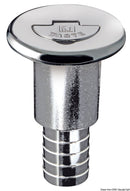 Chromed brass filler cap
