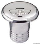 Chromed brass filler cap