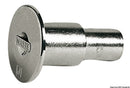 Chromed brass deck filler