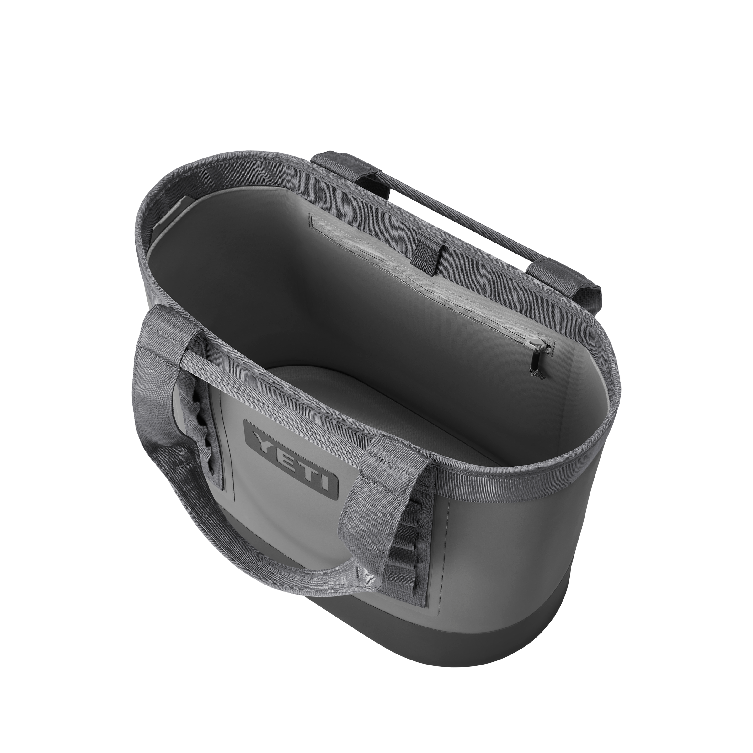 YETI Camino Carryall 35 2.0 Storm Gray three-quarter view