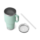YETI Rambler 35 oz Straw Mug 2.0 Seafoam three-quarter view no lid