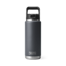 YETI Rambler 26 oz Bottle Chug Charcoal front view primary b