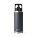YETI Rambler 26 oz Bottle Chug Charcoal front view up
