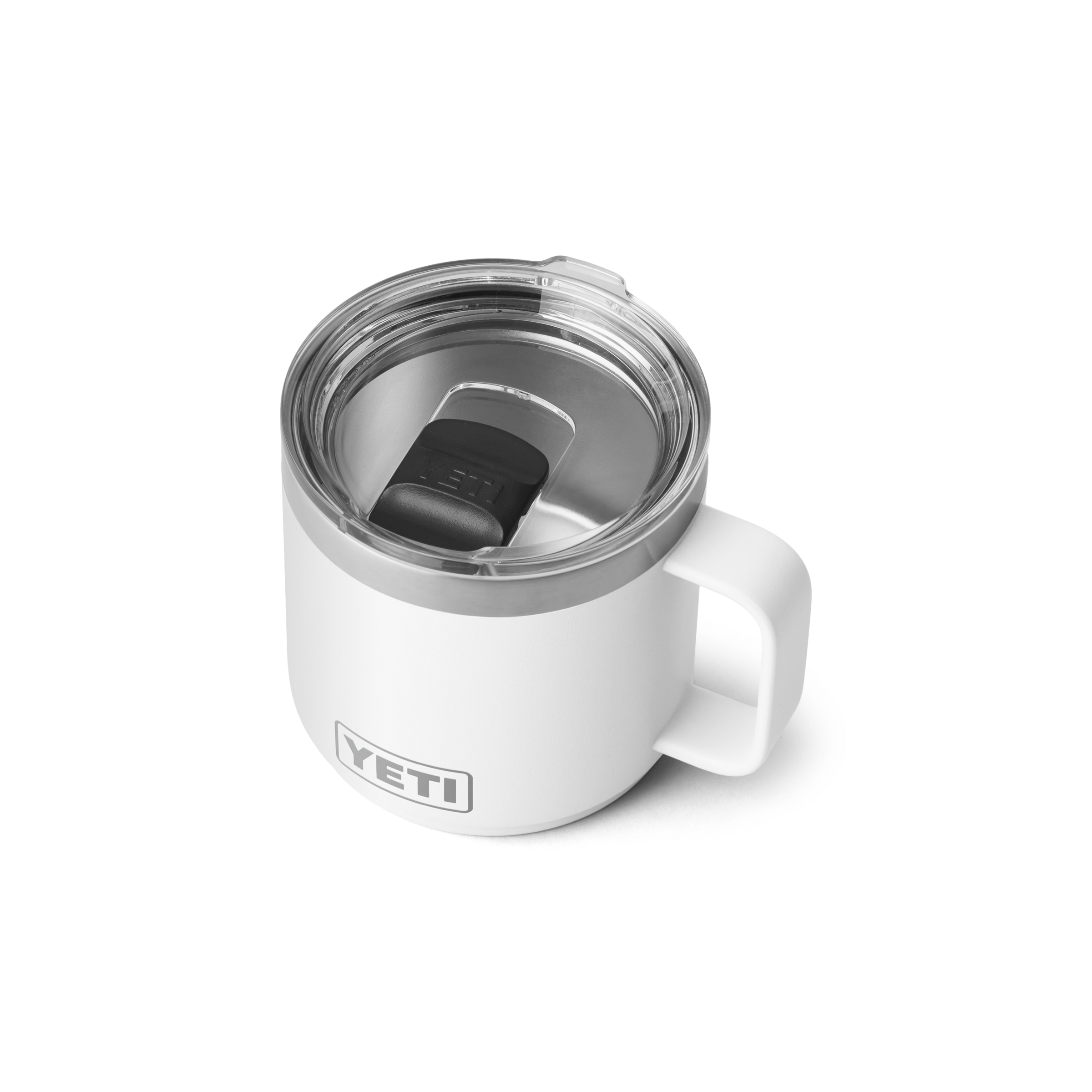 YETI Rambler 14 oz CL Mug MS White three-quarter view