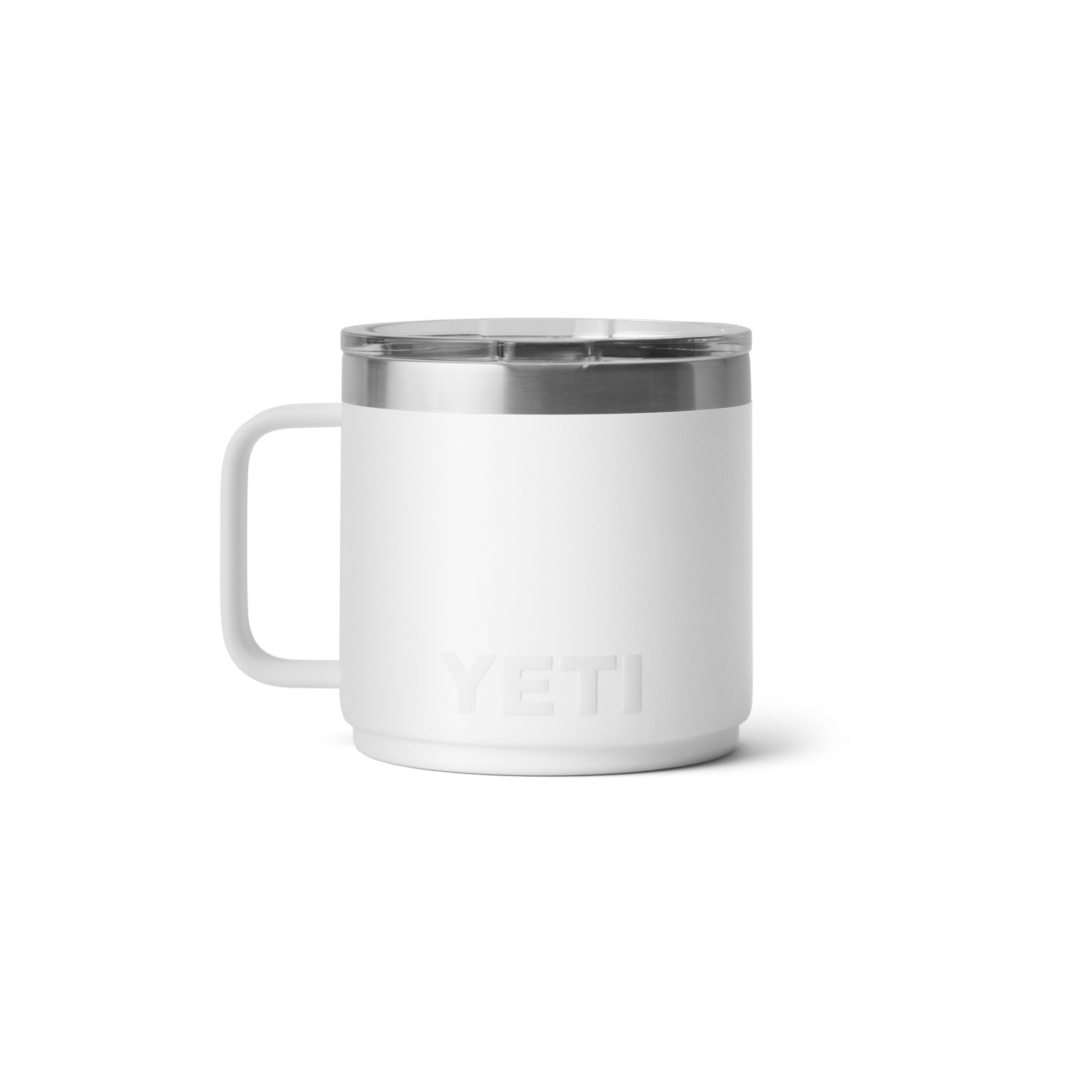 YETI Rambler 14 oz CL Mug MS White back view