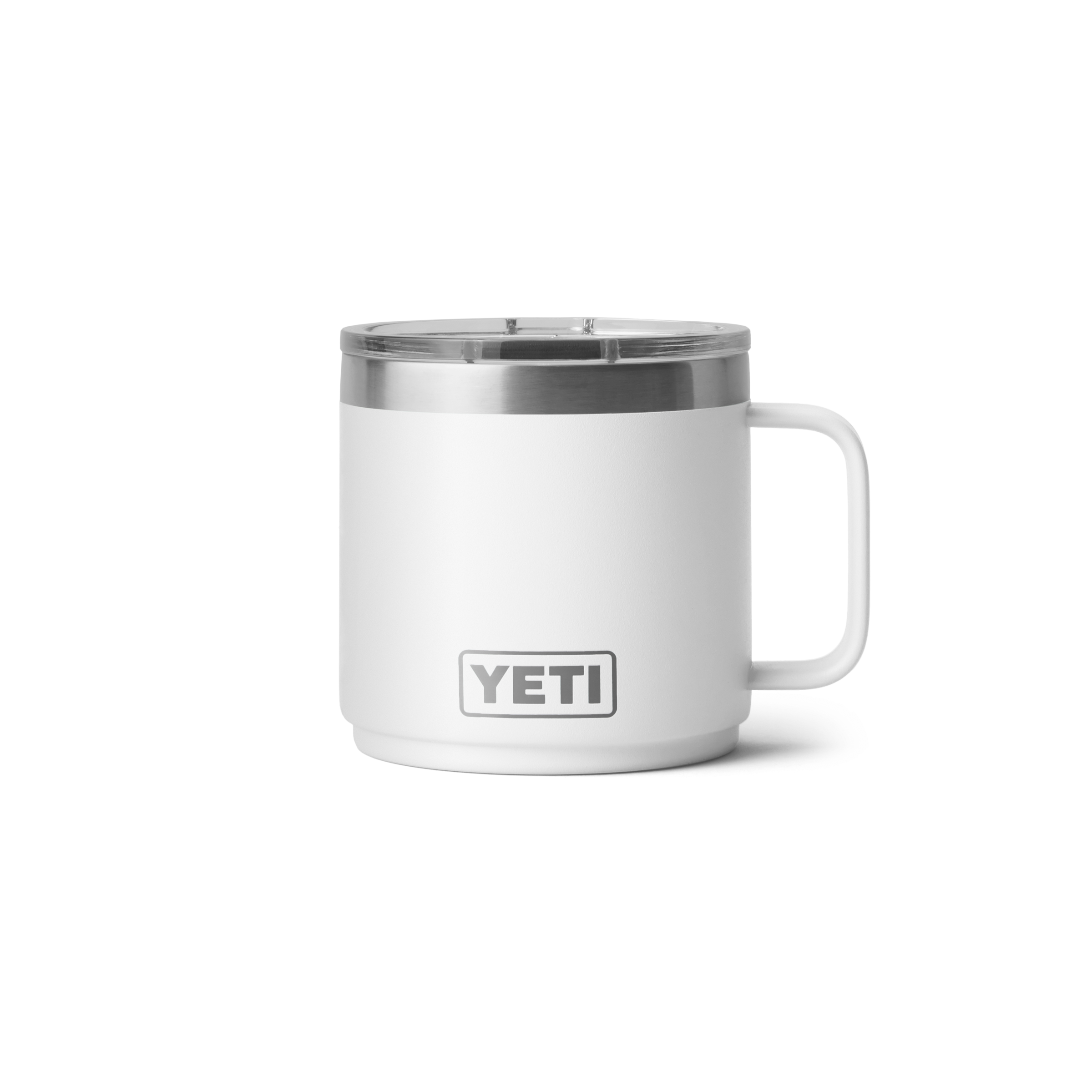 YETI Rambler 14 oz CL Mug MS White front view